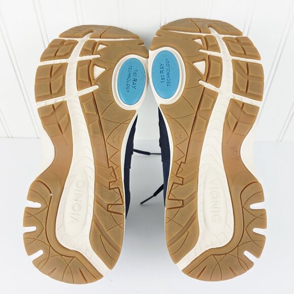 Vionic Women's Drift Zanny Waterproof Blue Sneakers Size 10 - Picture 14 of 16